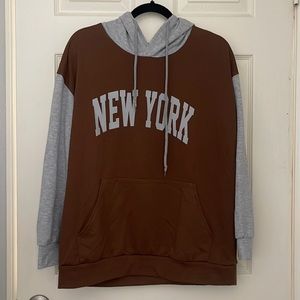 Oversized lightweight hoodie
